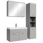 Badkamermeubel Set Paso 80 x 40 cm - Mat Grijs, Huis en Inrichting, Badkamer | Badkamermeubels, Verzenden, Nieuw