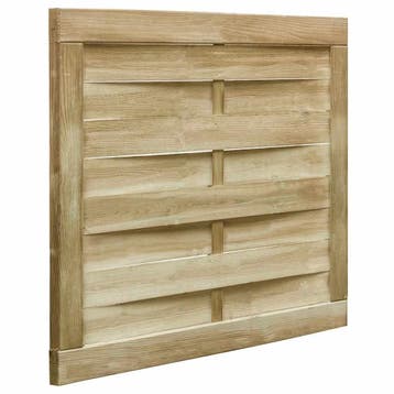 vidaXL Poort 100x75 cm groen geïmpregneerd grenenhout, Verzenden