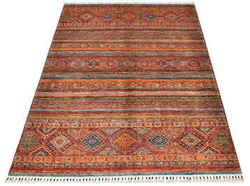 Afghan, Ziegler Kazak, Handgeknoopt traditioneel tapijt uit, Nieuw