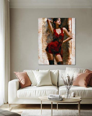 Wysocky John - Lady in Red - XL