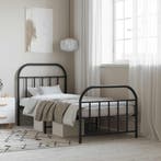 Zwart bedframe | 41% eraf | Retour deal, Huis en Inrichting, Slaapkamer | Bedden, 90 cm, Eenpersoons, Verzenden, Zwart