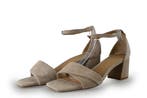 Manfield Sandalen in maat 40 Beige, Kleding | Dames, Schoenen, Verzenden, Beige, Sandalen of Muiltjes, Manfield