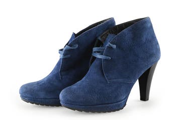 Paul Green Enkellaarzen in maat 37 Blauw, Kleding | Dames, Lage of Enkellaarzen, Paul Green, Gedragen, Verzenden
