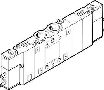 Festo 5/3 Électrovanne DAir Sous Pression G1/8 750L/Min -, Verzenden