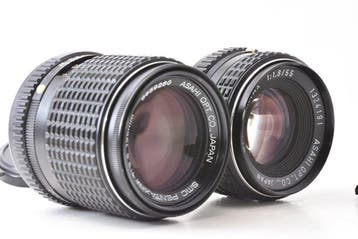 Pentax, Asahi amc-M 3,5/135mm + SMC Pentax 1,8/55mm |, Audio, Tv en Foto, Nieuw