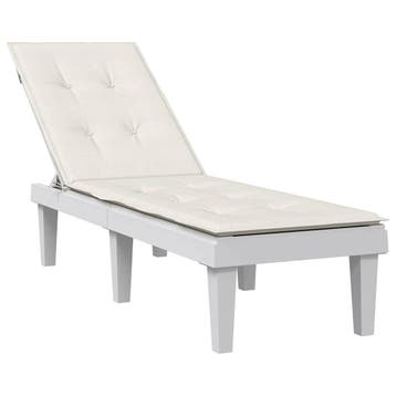 vidaXL Terrasstoelkussen (75+105) x 50 x 4 cm stof gemêleerd, Verzenden