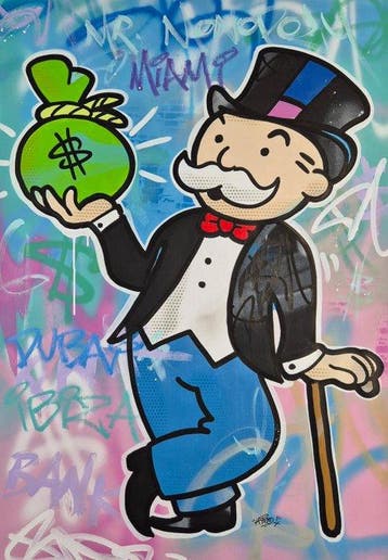 Hipo (1988) - MR. Monopoly Global Business - XL Unique Work
