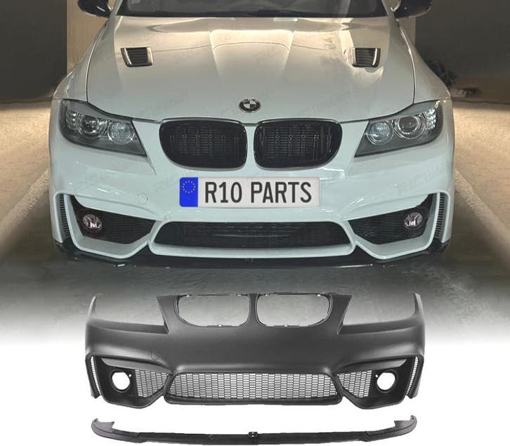 PARE CHOCS FRONTAL BMW E90 E91 08-12 LOOK M$ GRILLES ANTIBRO, Auto-onderdelen, Carrosserie, Verzenden