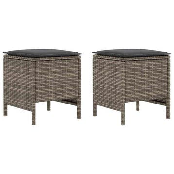 2x Rattan Hocker | Tweede kansje | OP = OP (tuin voetenbank), Verzenden, Nieuw