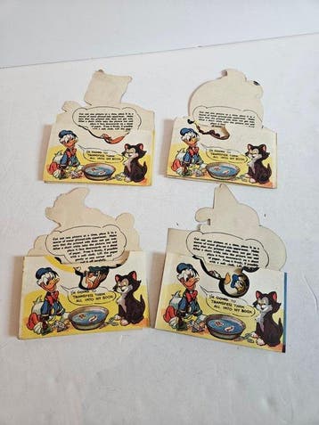Bambi, Pinocchio, Donald Duck - 4 Transfers - Tower Press -, Nieuw