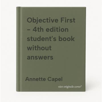 Objective First - 4th edition students book without answers, Verzenden, Gelezen, Annette Capel