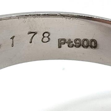 Ring Platina Robijn - Diamant, Nieuw
