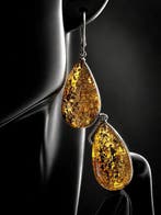 Barnsteen - Authentic Baltic Amber Earrings – Luminous Honey