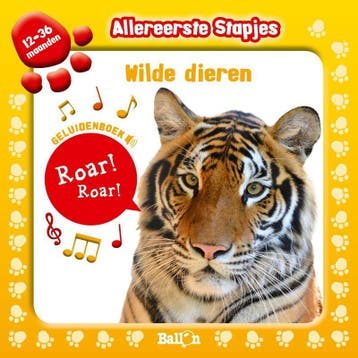 Geluidenboek: Wilde dieren / Allereerste stapjes De Ballon, Boeken, Verzenden, Gelezen, De Ballon