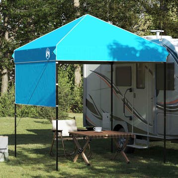 vidaXL Luifel Tent 194 x 194 x 251 cm Blauw Stof, Verzenden