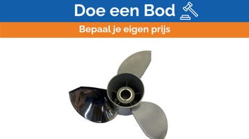 Bieden: Michigan Ballistic 3-Blade Stainless Steel Propelle, Watersport en Boten, Ophalen of Verzenden, Nieuw