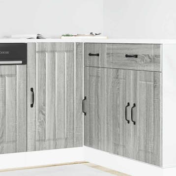 vidaXL Onderkast Lucca bewerkt hout grijs sonoma eiken, Verzenden