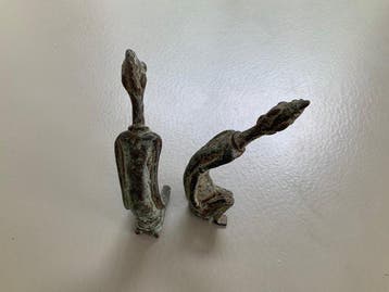 Vruchtbaarheids beeldjes, echtpaar - sculptuur - Dogon -, Antiek en Kunst