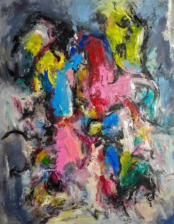Arvydas Gaiciunas (Retne) - Kry (XL) — Abstract Painting