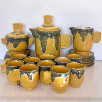 Saint-Amand-en-Puisaye - Gaubier - Koffieservies voor 10