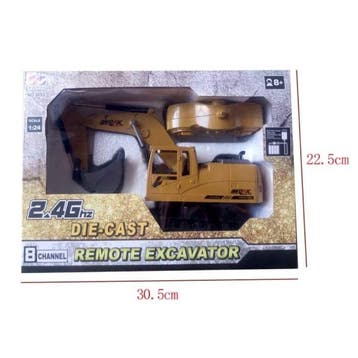 RC Graafmachine Kraan met Afstandsbediening - Bestuurbaar, Verzenden, Nieuw