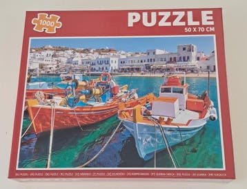 Chora Mykonos Griekenland Puzzel 1000 Stukjes, Verzenden, Nieuw