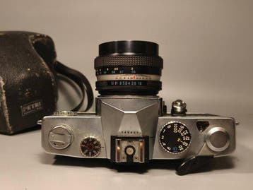 Petri TTL + Petri 55mm f/1.8 Analoge camera, Nieuw