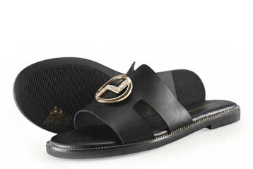 Ebl Slippers in maat 39 Zwart, Slippers, Ebl, Verzenden, Zwart