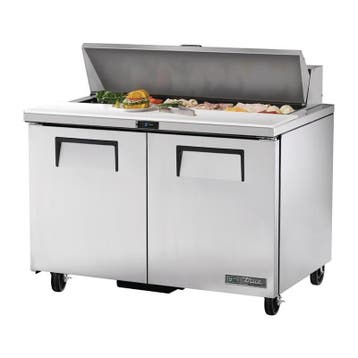 Duurzame 2-deurs prepareercounter True TSSU-48-12-HC 340-lit, Verzenden