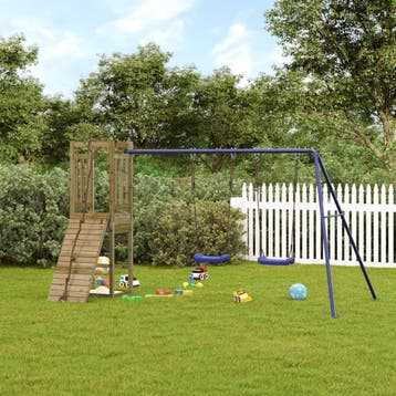 vidaXL Speelhuis geïmpregneerd grenenhout, Verzenden, Nieuw