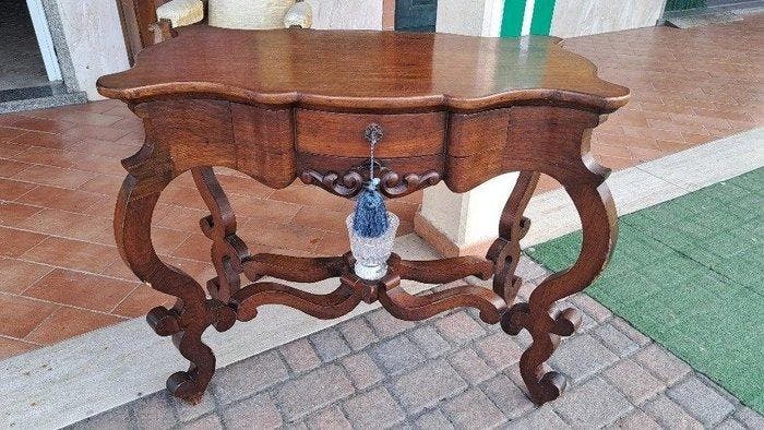 Kabinet - Hout - mobiele ingang, Antiek en Kunst, Antiek | Overige Antiek