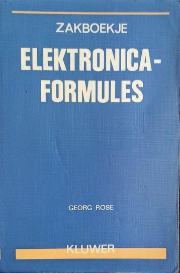 Zakboekje elektronica formules - Rose, Boeken, Verzenden, Nieuw