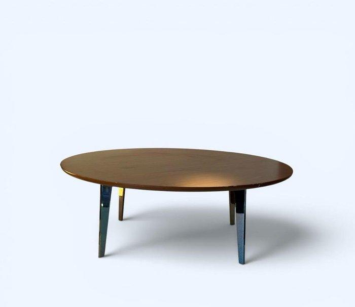 Tafel - Hout, Staal - Moderne Italiaanse, Antiquités & Art, Art | Objets design