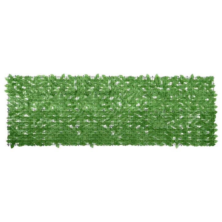 vidaXL Balkonscherm met groene bladeren 300x100 cm, Jardin & Terrasse, Parasols, Envoi