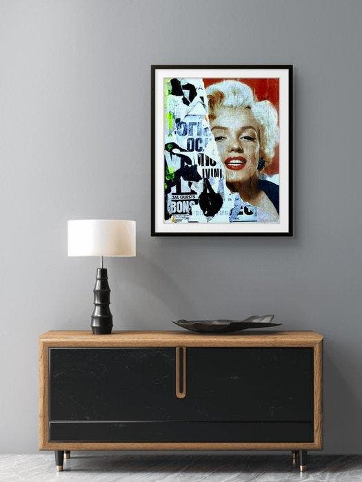 lasveguix (1986) - Marilyn Monroe, Antiquités & Art, Art | Peinture | Moderne