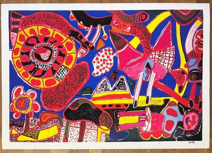 Corneille (1922-2010) - Le jardin des délices - Exemplaire, Antiquités & Art, Antiquités | Autres Antiquités