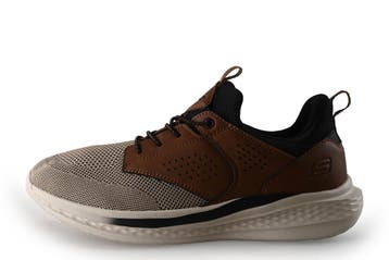 Skechers Instappers in maat 42 Bruin, Kleding | Heren, Schoenen, Bruin, Verzenden, Overige typen, Zo goed als nieuw