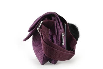 Kipling Schoudertas Paars, Verzenden, Zo goed als nieuw, Paars