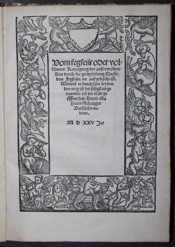 Caspar Schatzger - Vom fegfeür oder volko(m)mner Raynigung