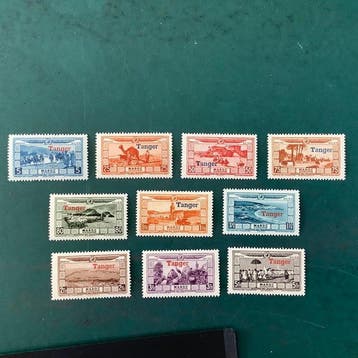 Marokko 1928 - Luchtpost : overstromingen met en zonder