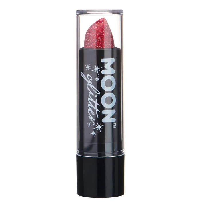 Moon Glitter Holographic Glitter Lipstick Red 4.2g, Hobby & Loisirs créatifs, Articles de fête, Envoi