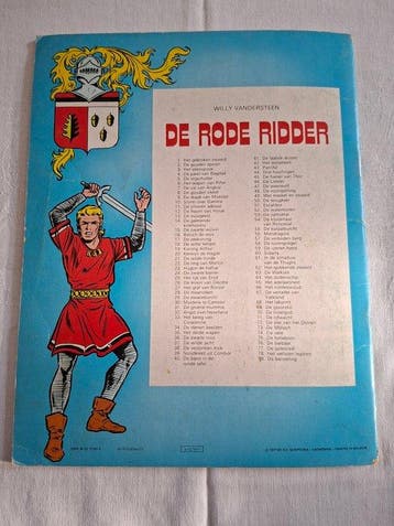 De Rode Ridder 1 t/m 106 - Blauwe reeks compleet - 106 Album, Nieuw