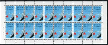 Belgique 1989/1999 - Collection de feuilles complètes, Gestempeld