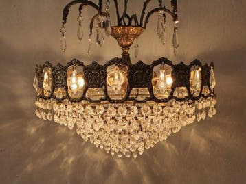 Plafondlamp - Spectaculaire kroonluchter / hanglamp in