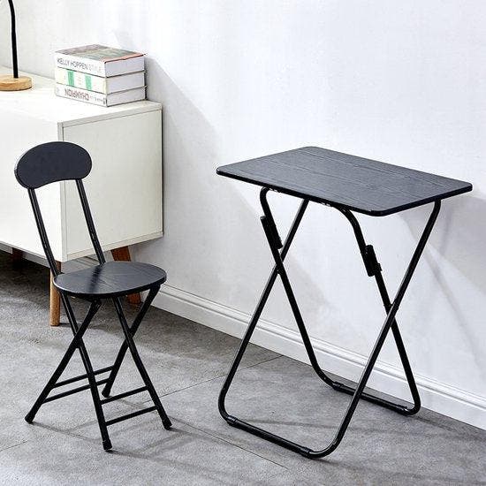 2dekans | Ceruzo Kinder Klaptafel met Stoel – Zwart –, Articles professionnels, Horeca | Mobilier & Aménagement, Enlèvement ou Envoi