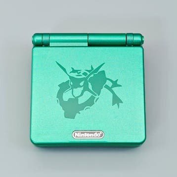 Nintendo - Gameboy Advance SP - Rayquaza Pokémon Themed