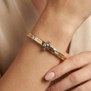 Barakà - Armband - 18 karaat Geel goud, Witgoud -, Handtassen en Accessoires, Armbanden, Nieuw