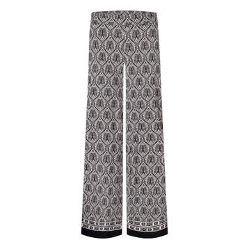 Cambio • wijde broek Allison geo motief • 36, Cambio, Verzenden, Zwart, Nieuw