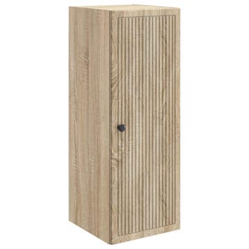 vidaXL Wandkast Sonoma Eiken 33 x 34,5 x 90 cm Bewerkt hout, Verzenden