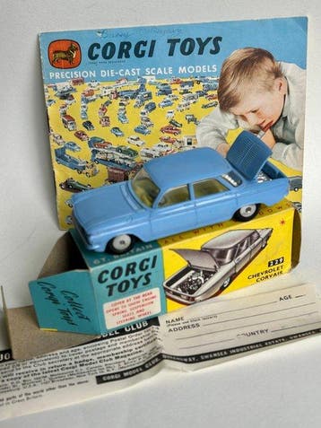 Corgi 1:43 - Voiture miniature - Chevrolet Corvair No 229 -